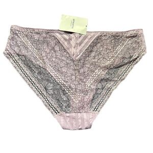 AMOENA womens Evalina lavender lace panty size 14 NWT